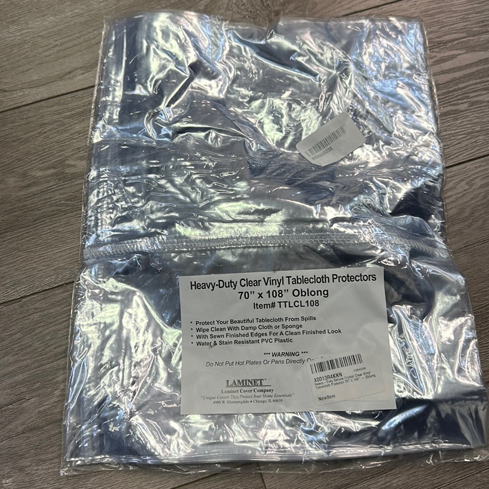 Clear Tablecloth Protectors